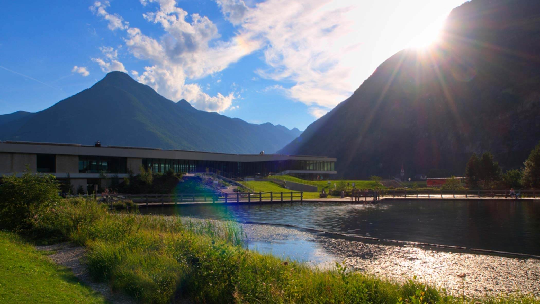 Cascade Sand in Taufers im Sommer
