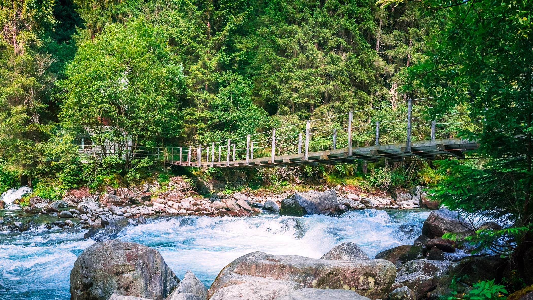 Brücke - Reinbach Wasserfälle