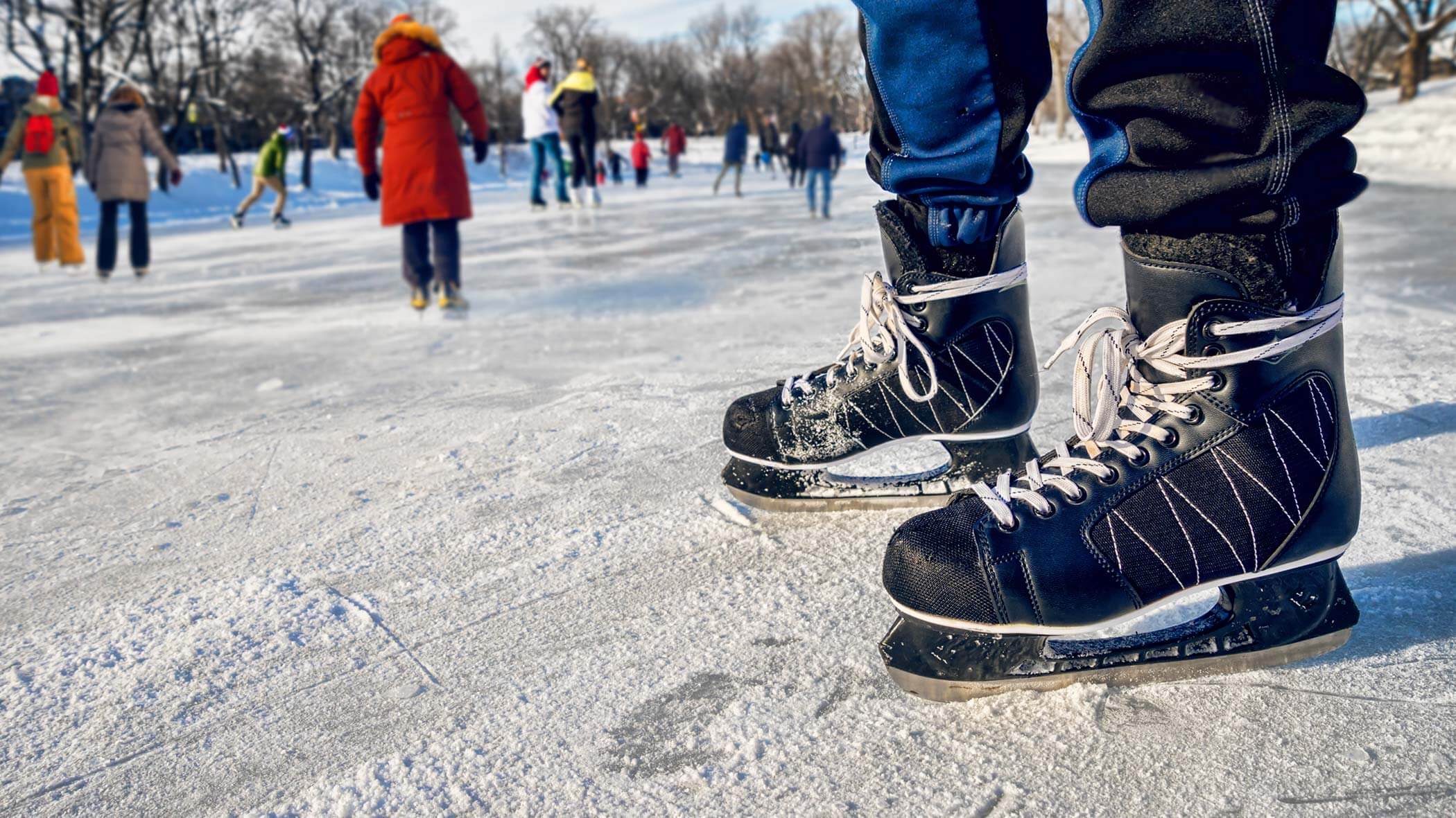 Eislaufen in Mühlen in Taufers