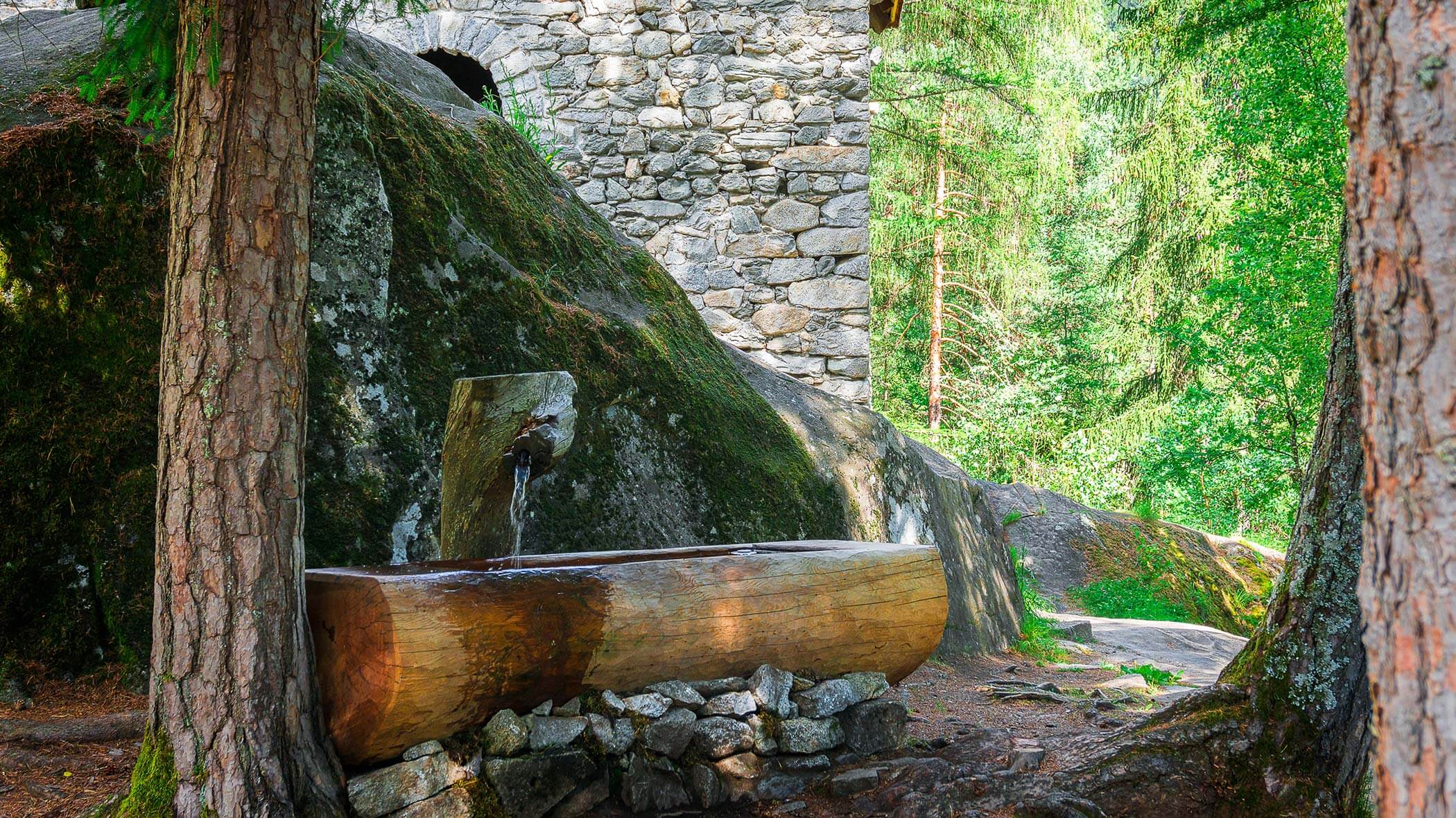 Wassertrog - Reinbach Wasserfälle