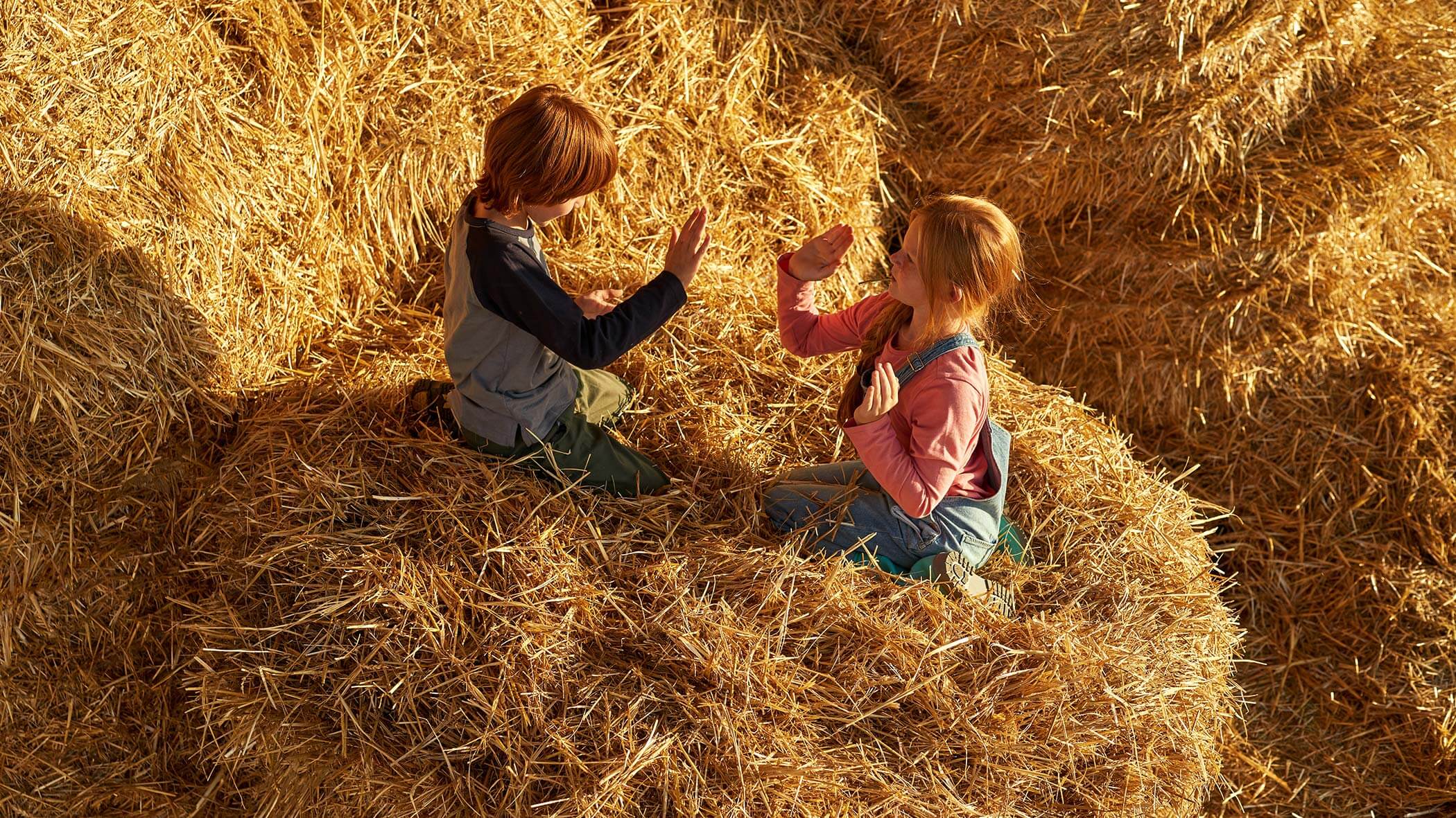 Heuhüpfstation am Speikboden
