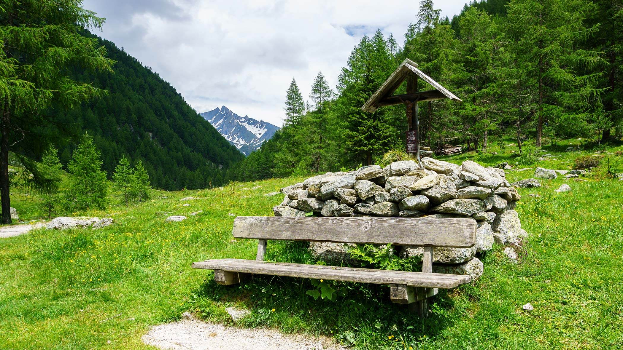 Knuttenalm - Wegkreuz